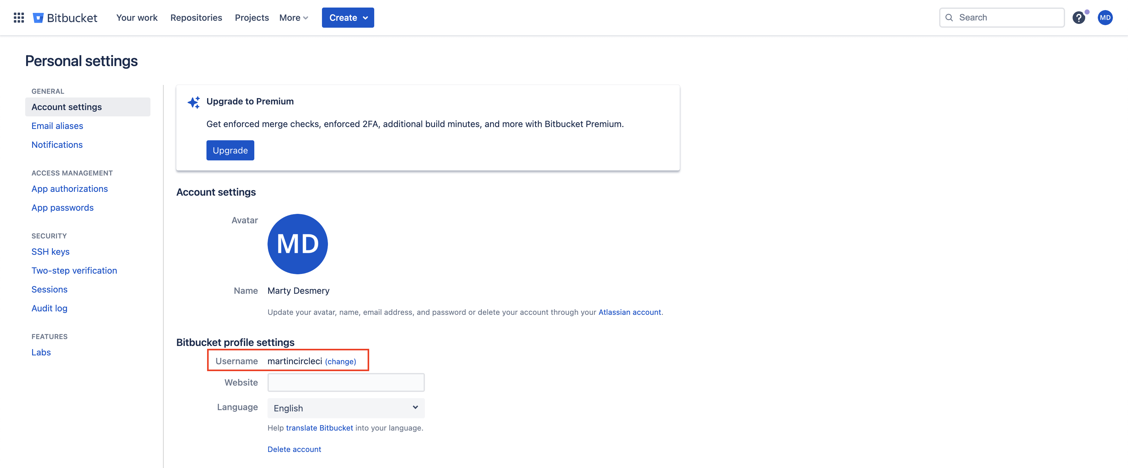 Where to Find Your Linked VCS Account Username CircleCI Support Center